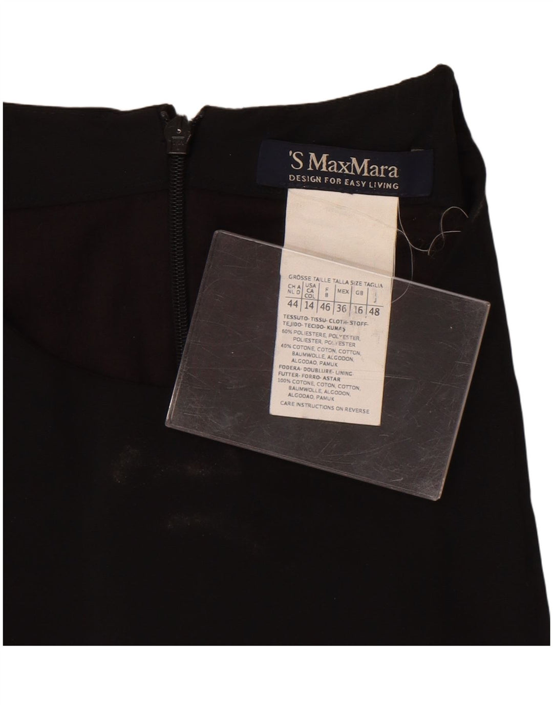 Damska sukienka typu shift bez rękawów Max Mara UK 16, duża, biała, z blokami kolorów