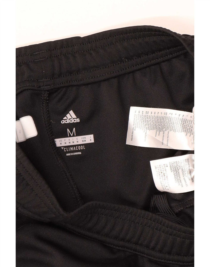 Męskie spodnie dresowe Adidas Climacool, średnio czarne, z blokami kolorów