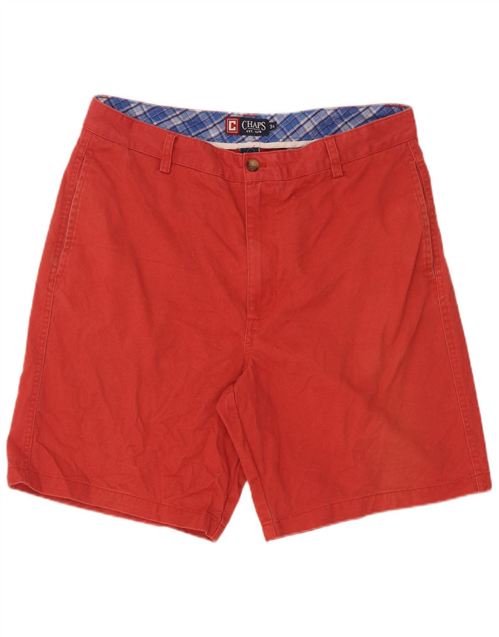 Męskie spodenki Chino Chaps W34, duże, czerwone, bawełniane