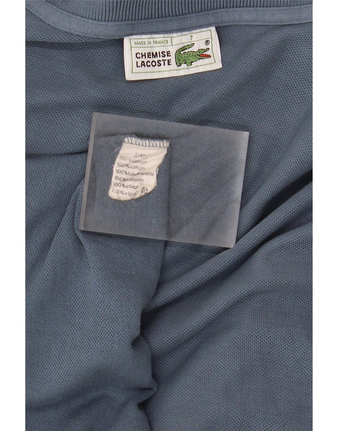 Męska koszulka polo Lacoste, rozmiar 7, 2XL, granatowa, bawełniana