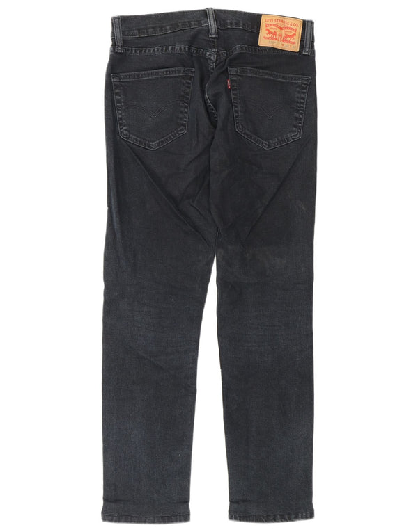 Męskie jeansy Levi's 511 Slim W30 L30 Granatowa bawełna