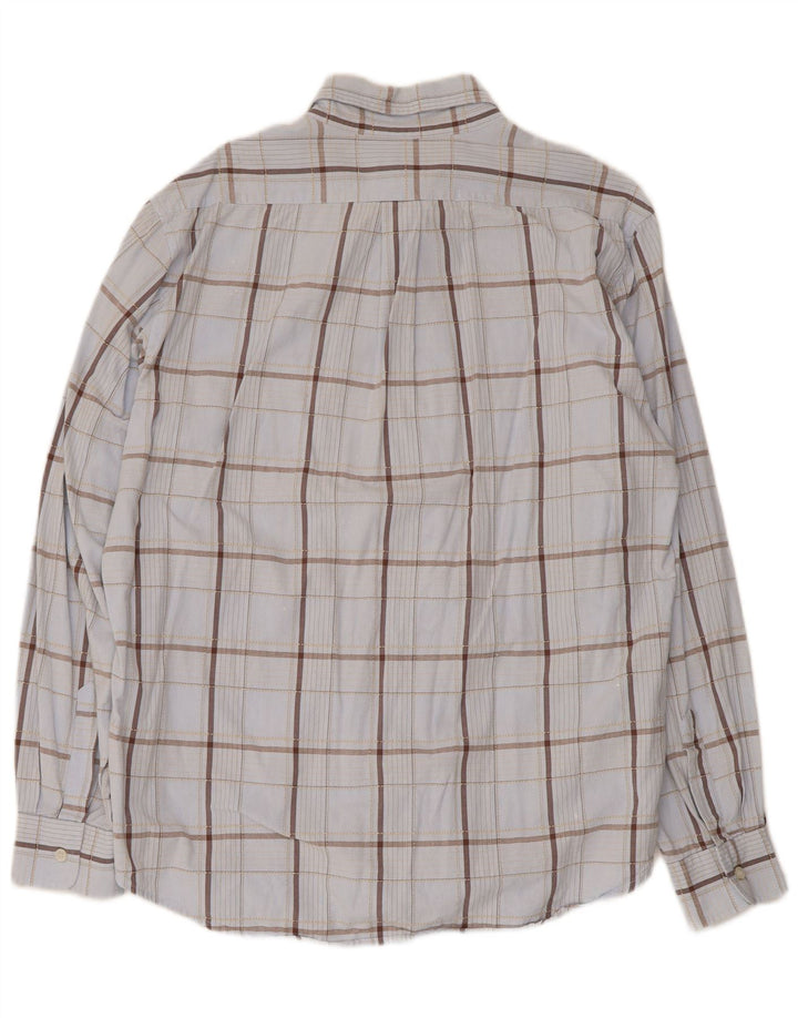 Koszula męska Trussardi Jeans XL, bawełniana niebieska kratka