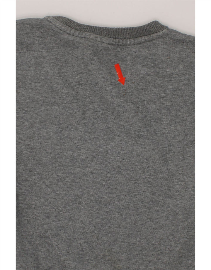 PUMA Boys Graphic Sweatshirt Jumper 13-14 Years Grey Cotton Vintage Puma and Second-Hand Puma from Messina Hembry 