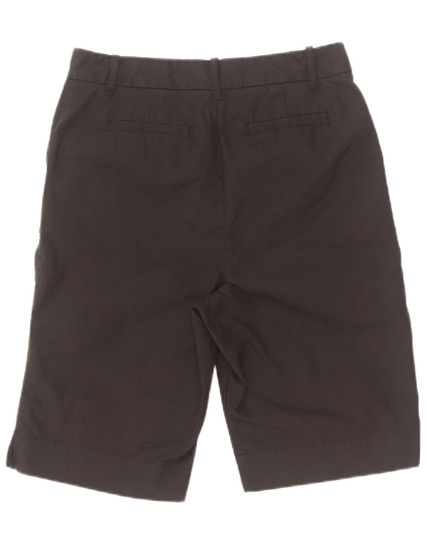Marks & Spencer Damskie spodenki Chino UK 10 Small W28 Czarne bawełniane