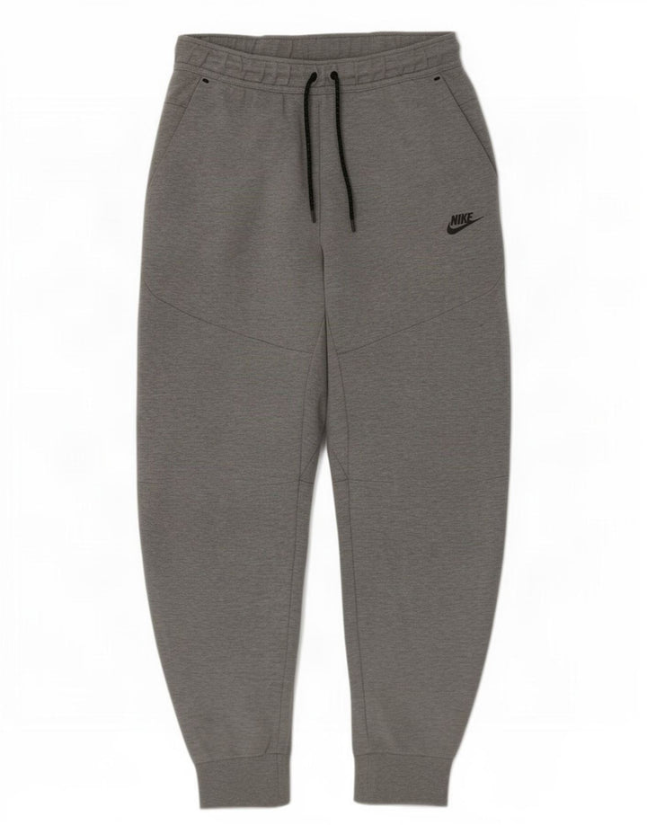 Męskie spodnie dresowe Nike, średnioszare, poliestrowe