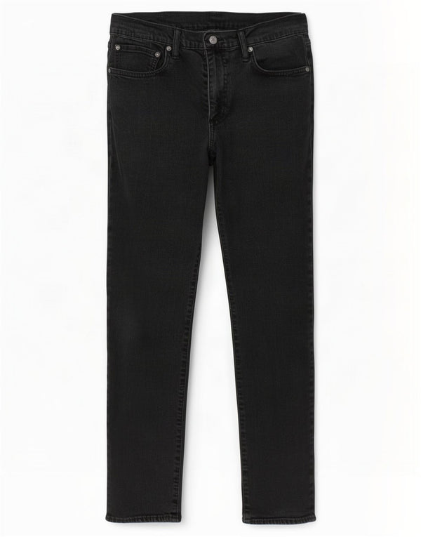 Męskie jeansy Levi's 511 Slim W36 L32 Czarna bawełna