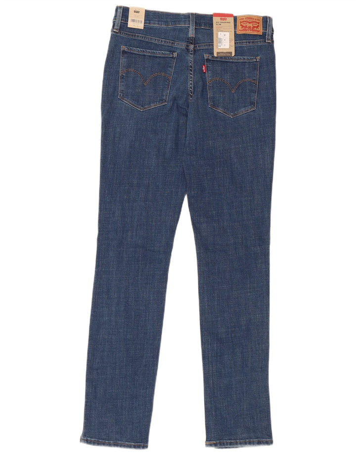 Damskie jeansy Levi's 312 Shaping W29 L32 Niebieska bawełna