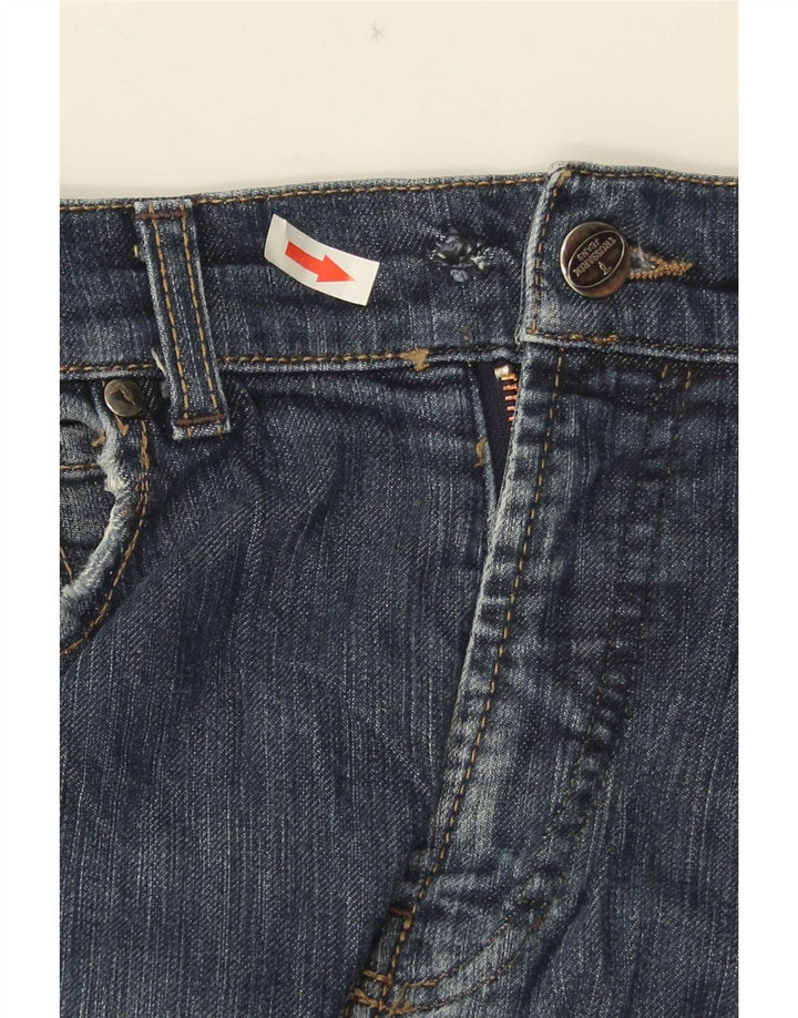 Męskie proste dżinsy Trussardi W34 L33 niebieskie