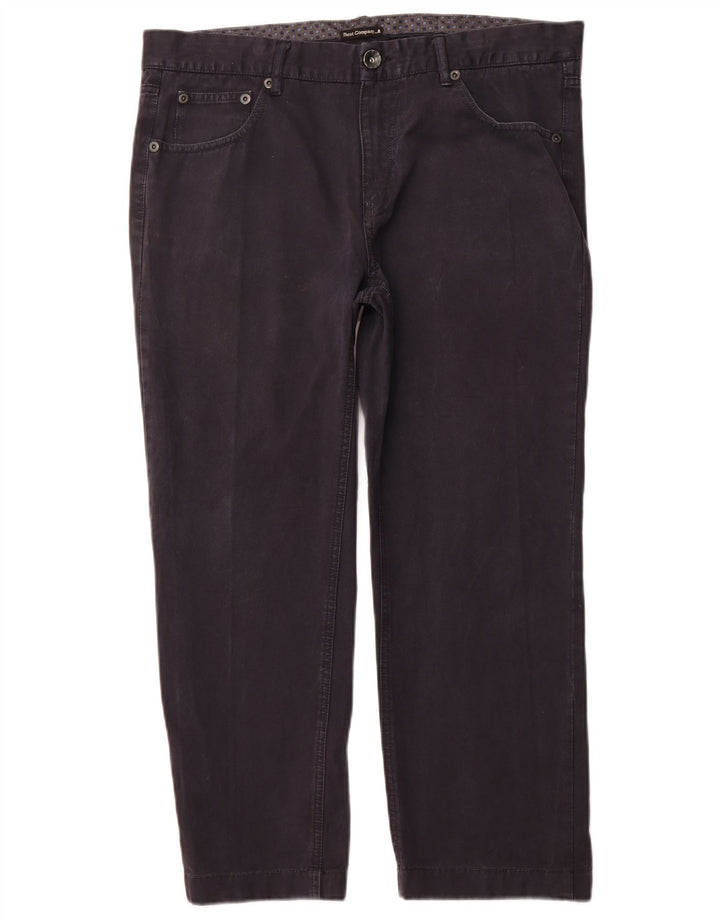 Męskie proste spodnie codzienne BEST COMPANY EU 54 2XL W38 L26 Granatowe