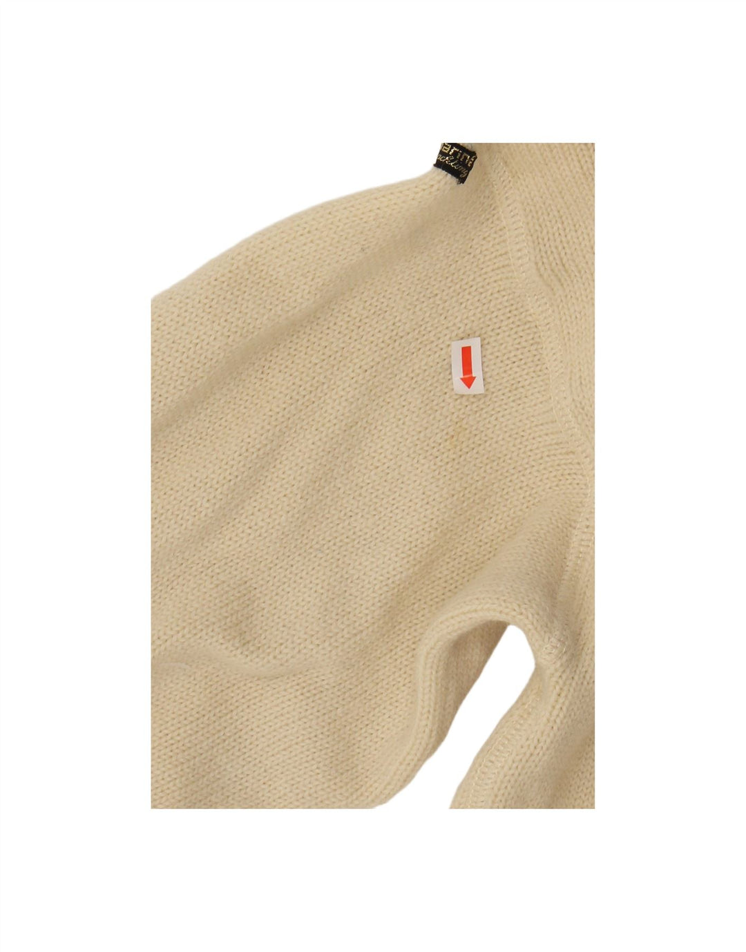 MARINA YACHTING Mens Boat Neck Jumper Sweater Medium Beige