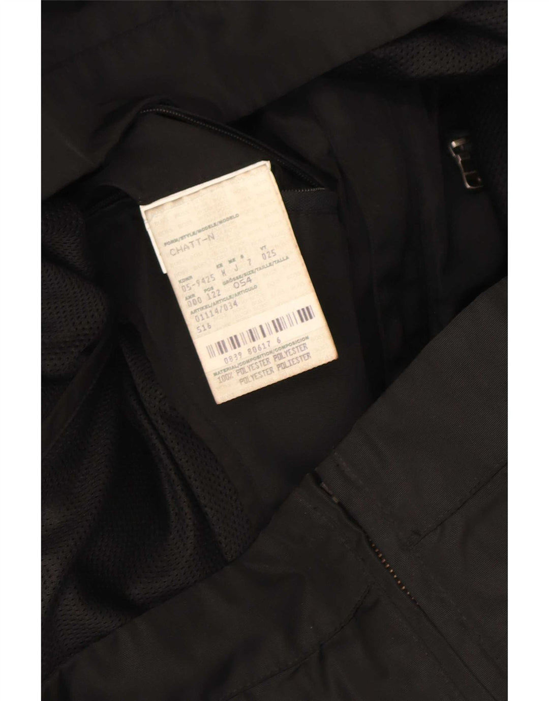 Męska kurtka bomber Hugo Boss EU 54 2XL, czarny poliester