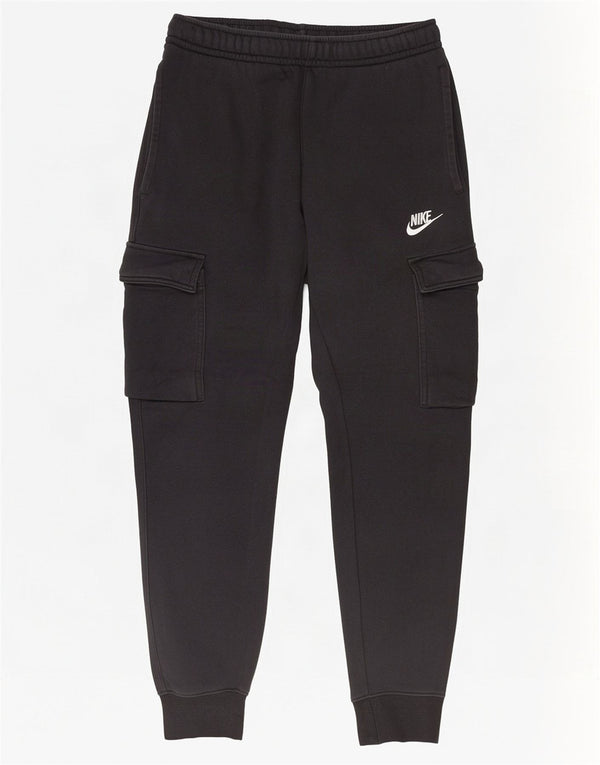 Męskie spodnie dresowe Nike Cargo Joggers XS, czarne, bawełniane