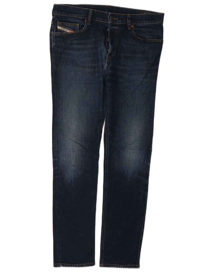 DIESEL Męskie dżinsy D-Luster W33 L30 Niebieska bawełna