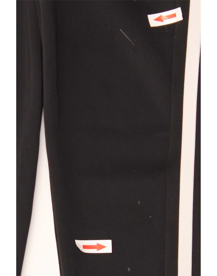 Damskie legginsy Adidas Crop UK 12/14 Średni czarny poliester