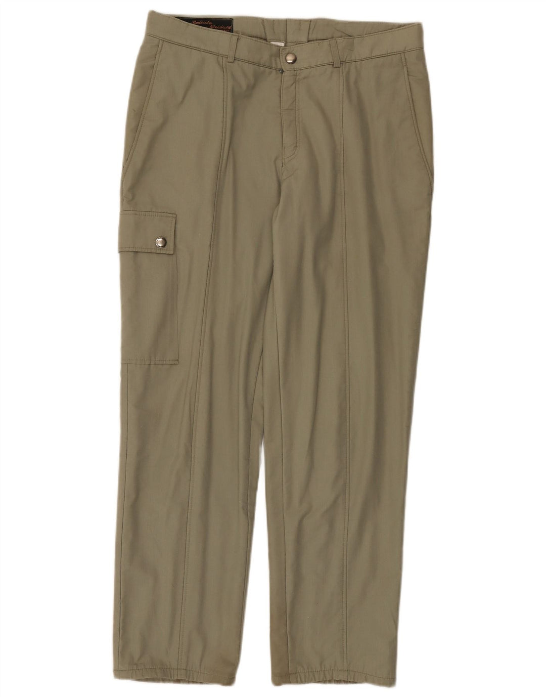 Męskie proste spodnie cargo VINTAGE W32 L29 Khaki