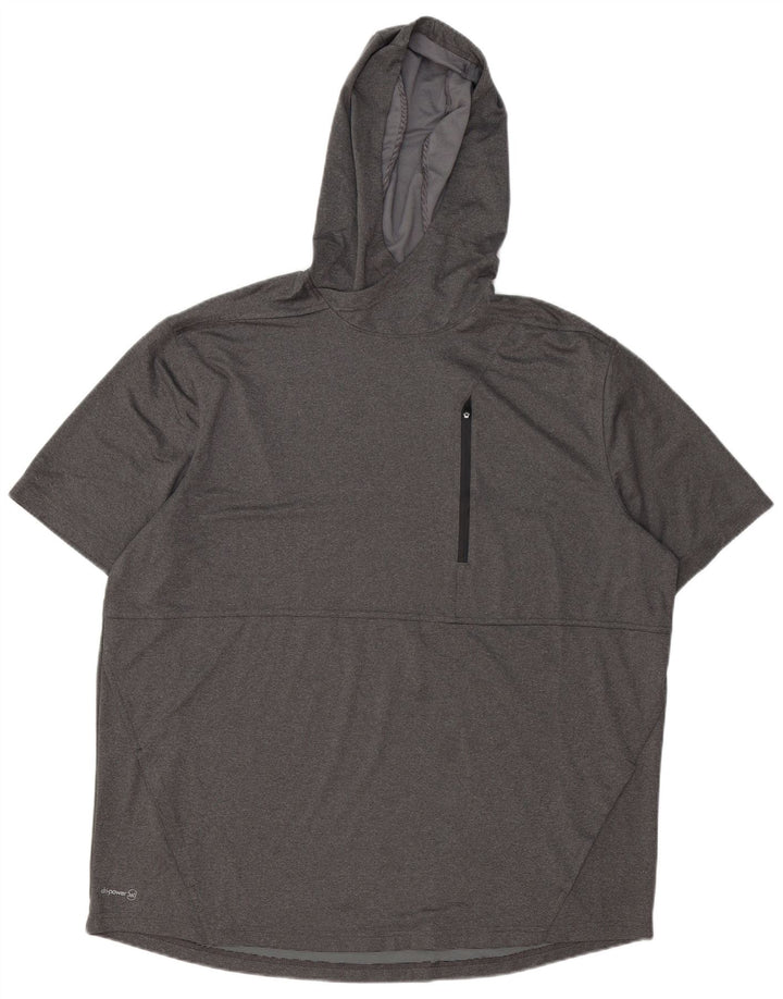 Top męski z kapturem i kapturem RUSSELL ATHLETIC UK 50/52 2XL szary