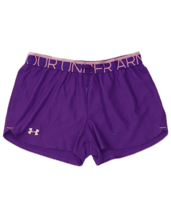 Damskie spodenki sportowe Under Armour Graphic Regular, małe fioletowe
