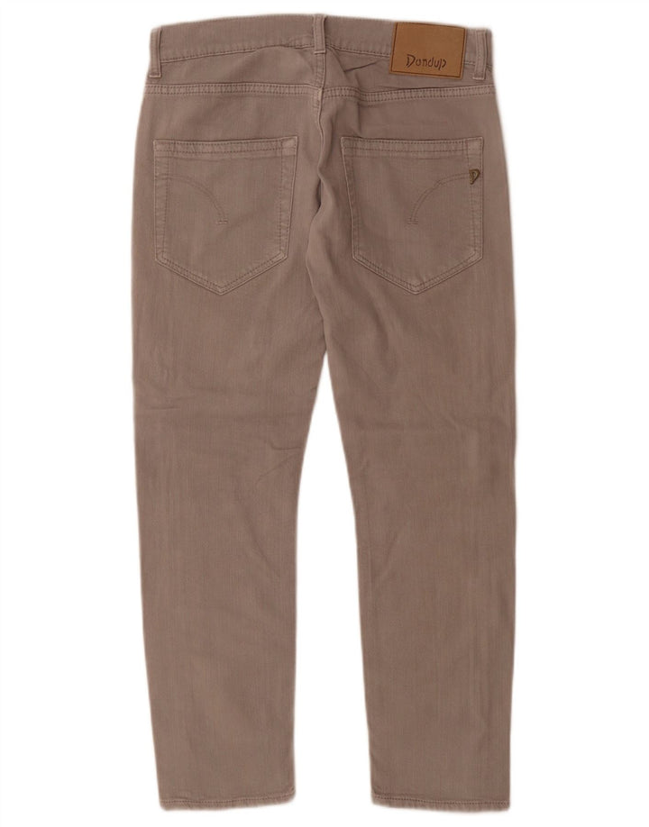 Dżinsy damskie Dondup Crop W27 L26 Szara bawełna