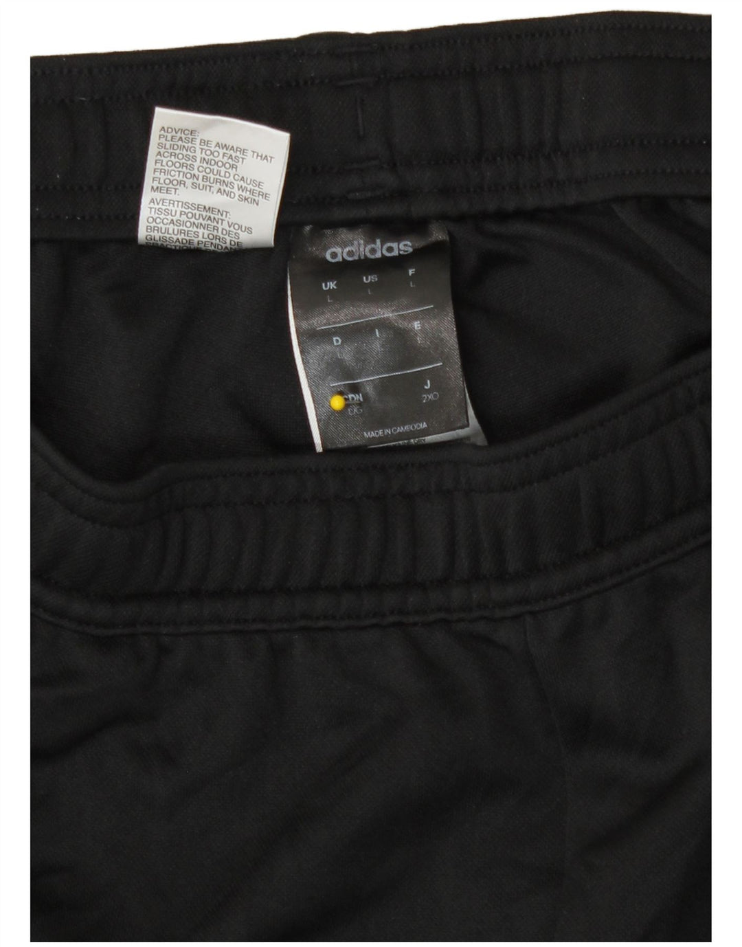 Damskie spodnie dresowe Adidas Climalite, duże, czarne, poliestrowe
