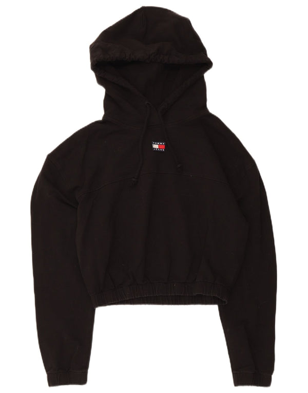 Damska bluza z kapturem Tommy Hilfiger, UK 10, mała czarna