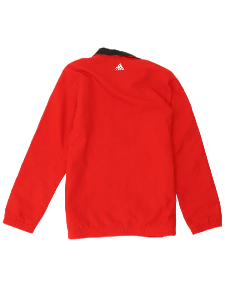 Chłopięca bluza dresowa Adidas z grafiką 13-14 lat, czerwona, poliester