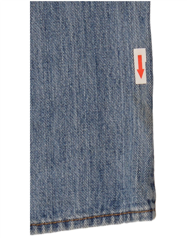 Męskie dżinsy Levi's 501 Straight W34 L34 Niebieskie bawełniane