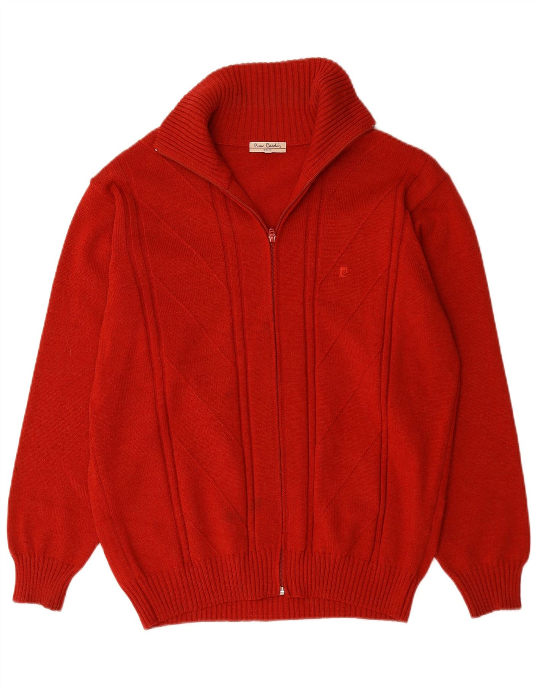 Sweter męski Pierre Cardin, duży, czerwony, wełniany