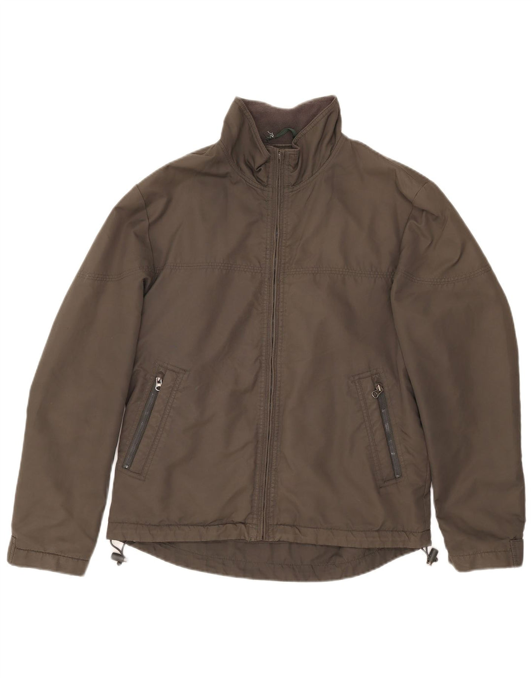 Męska kurtka bomberka Zara UK 40, duża nylonowa khaki