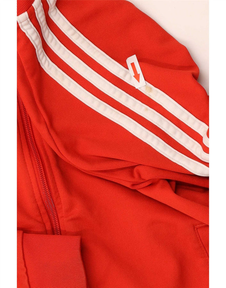 Adidas Chłopięca bluza dresowa 11-12 lat Czerwony Poliester