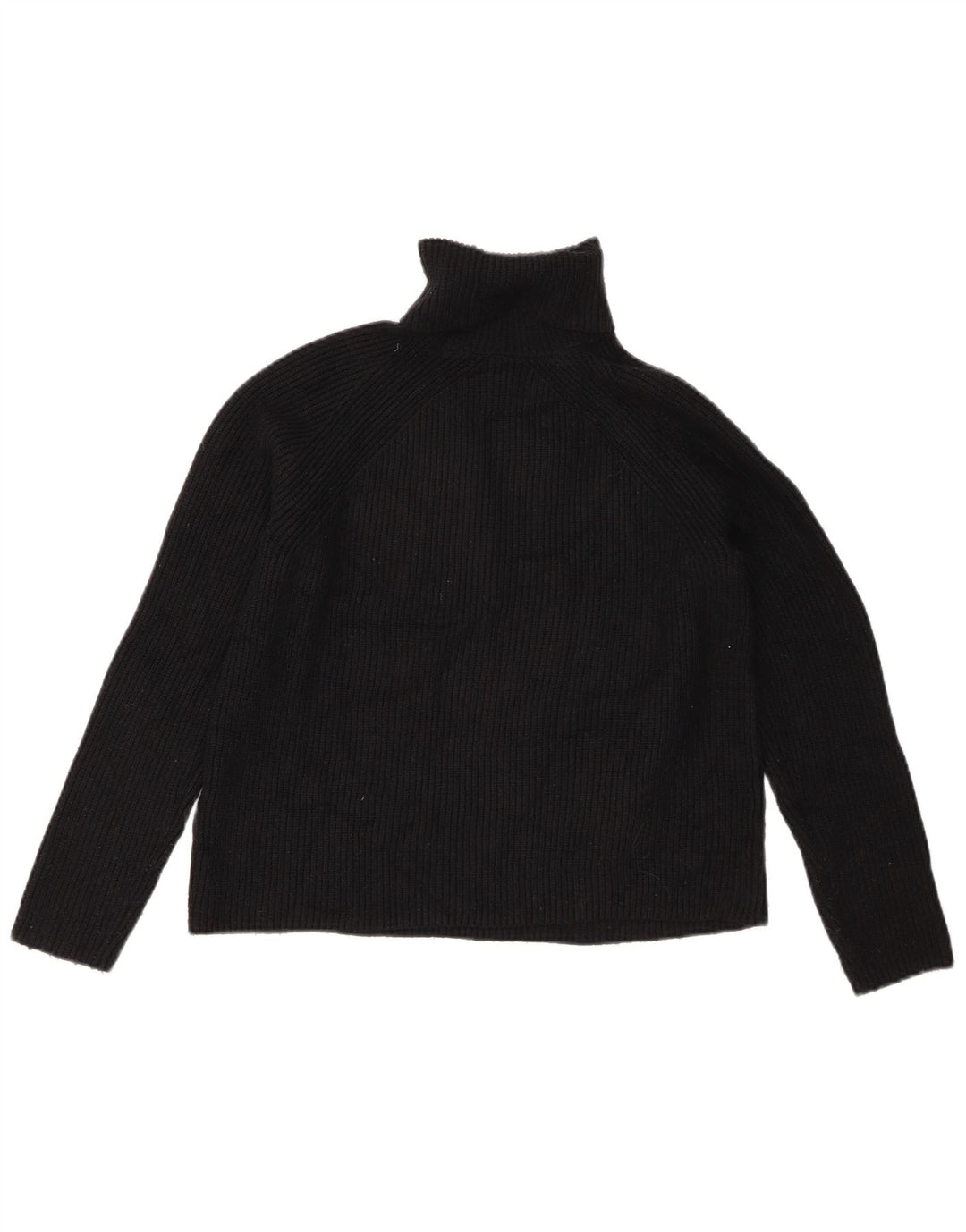 Marks & Spencer Damski sweter z golfem UK 10 Small, czarna wiskoza