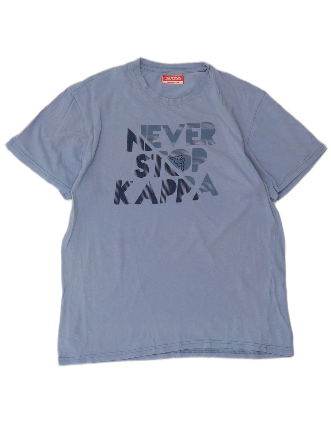 Damska koszulka graficzna Kappa Top UK 14 Medium Blue