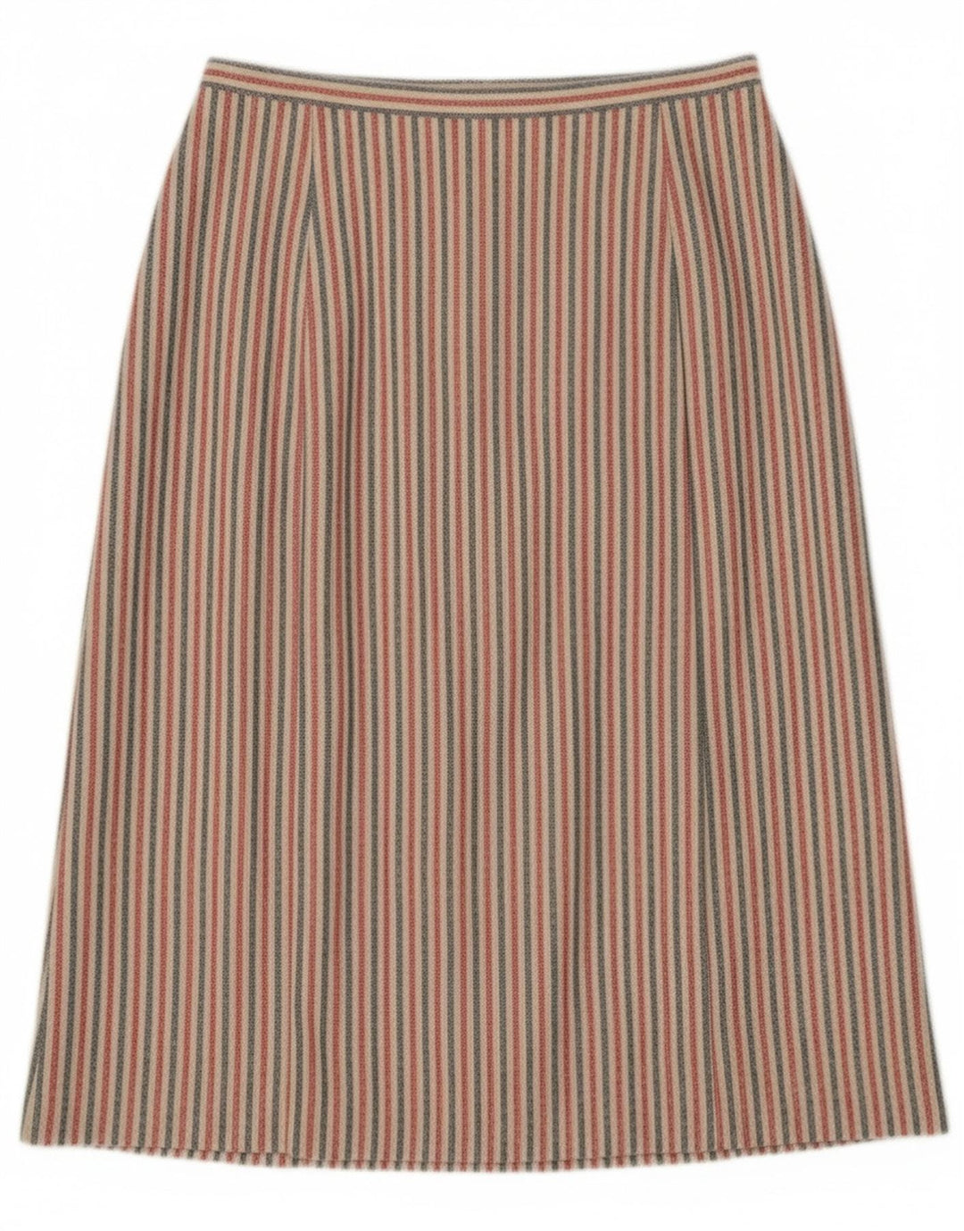 Vintage damska spódnica midi W27 w małe wielokolorowe paski