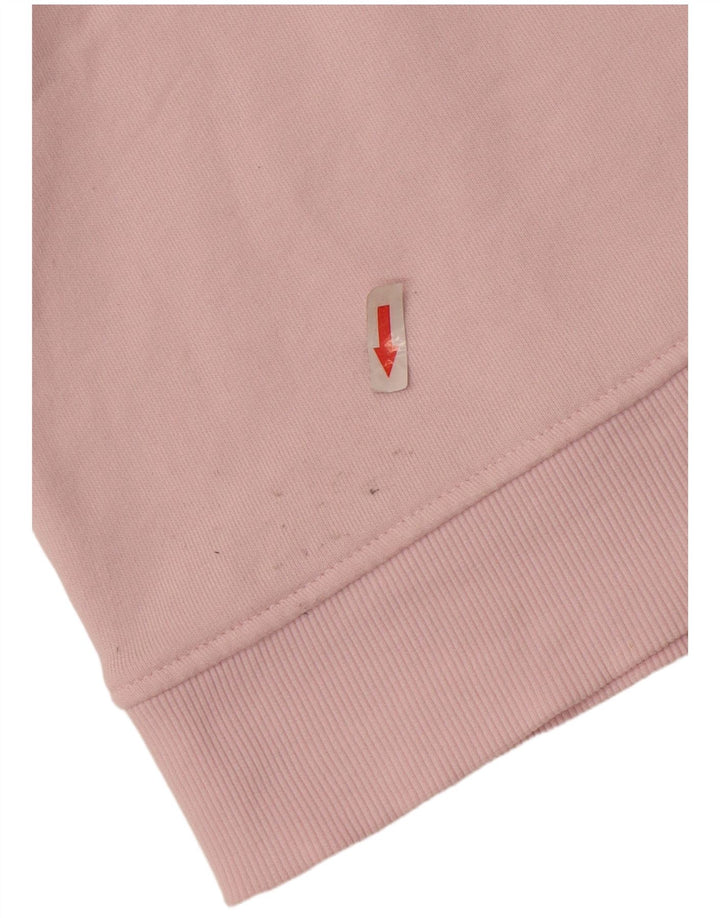Damski sweter oversize Zara UK 16, duży, różowy, bawełniany