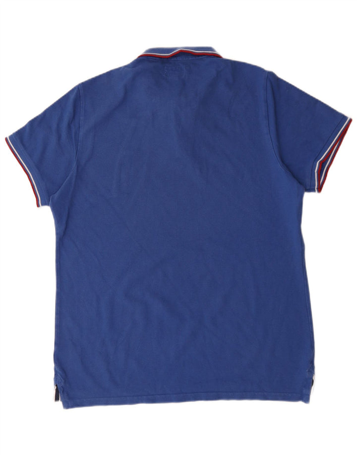 Męska koszulka polo Superdry 2XL, niebieska, bawełniana