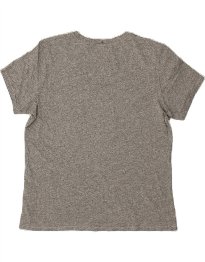 O'NEILL Womens Oversized Graphic T-Shirt Top UK 10 Small Grey Cotton Vintage O'Neill and Second-Hand O'Neill from Messina Hembry 