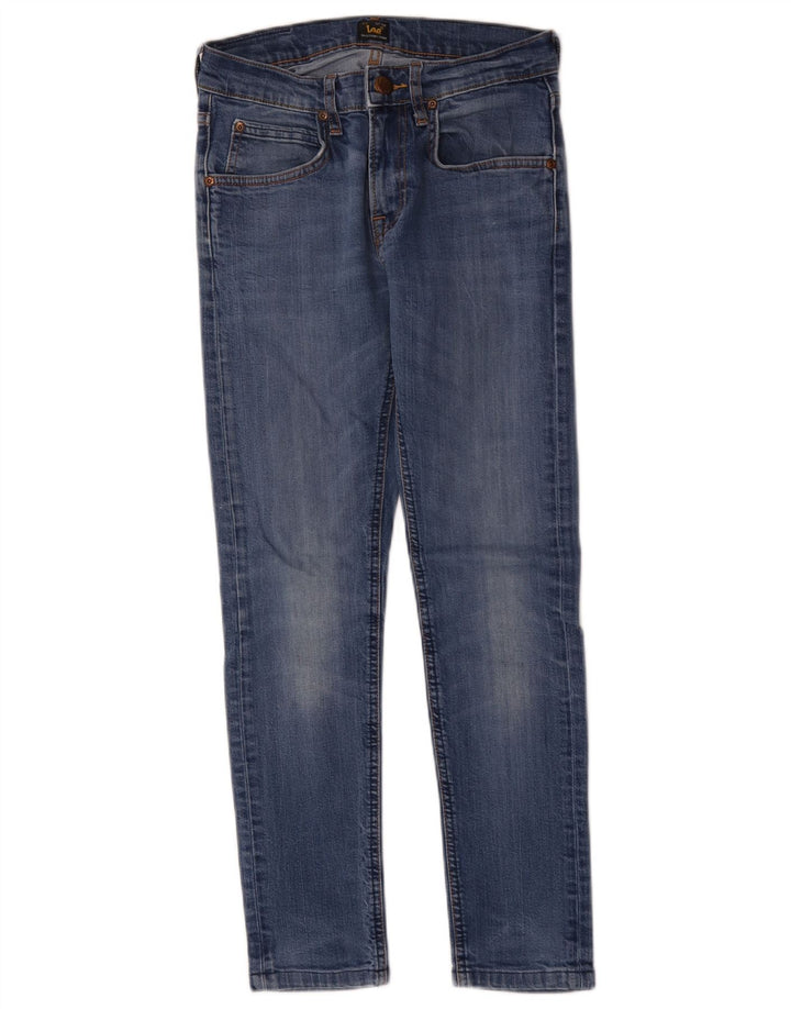 Lee Męskie Luke Slim Jeans W27 L27 Niebieskie bawełniane