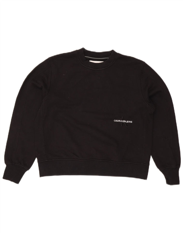 Damska bluza oversize Calvin Klein Jeans UK 10, mała czarna