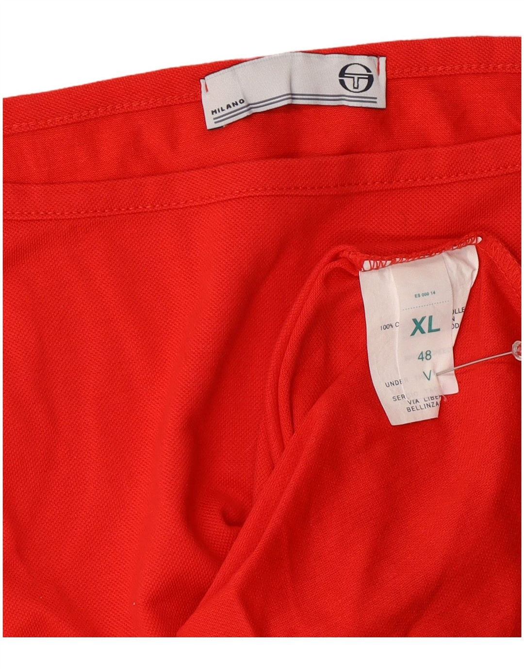 Damska kamizelka Sergio Tacchini UK 18 XL, czerwona bawełna