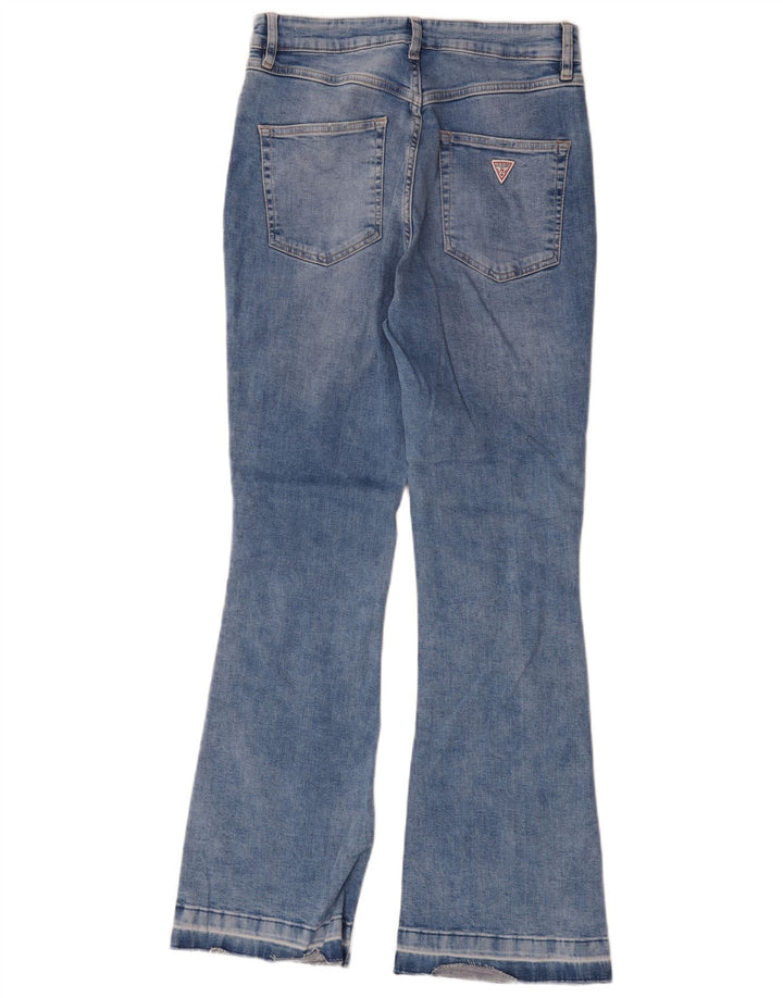 Guess Damskie jeansy Bootcut W30 L30 Niebieskie bawełniane