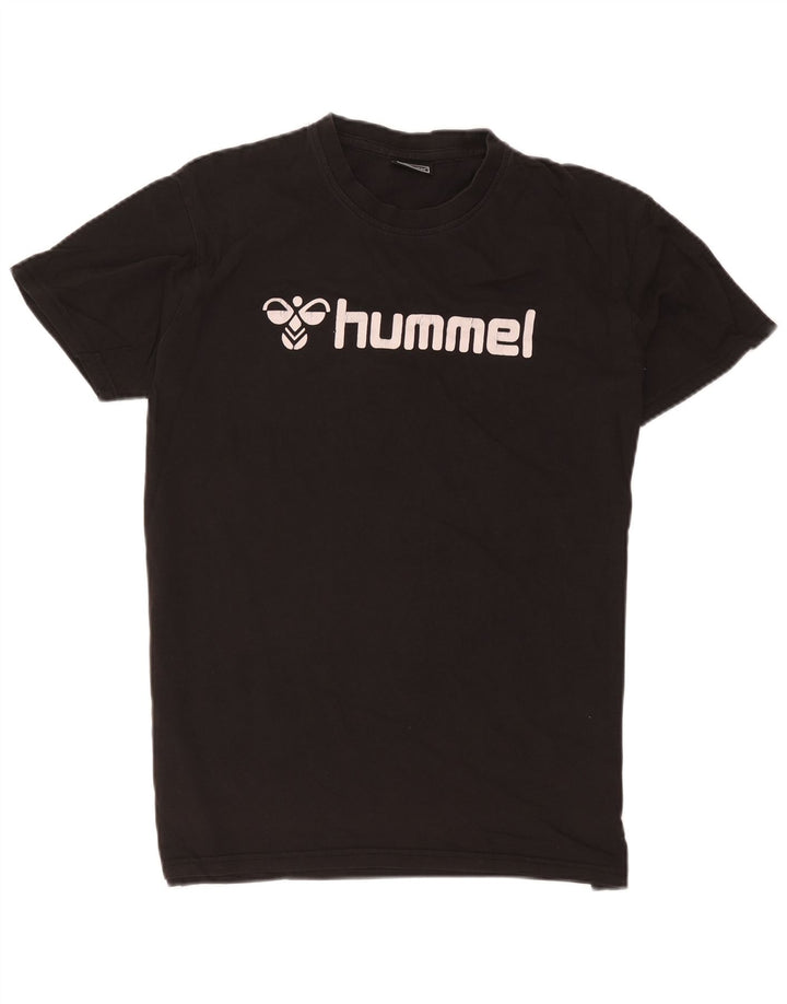 Męski T-shirt z grafiką Hummel, duży, czarny