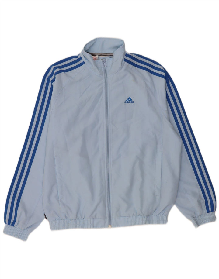 Chłopięca bluza dresowa Adidas 13-14 lat, niebieska, poliestrowa