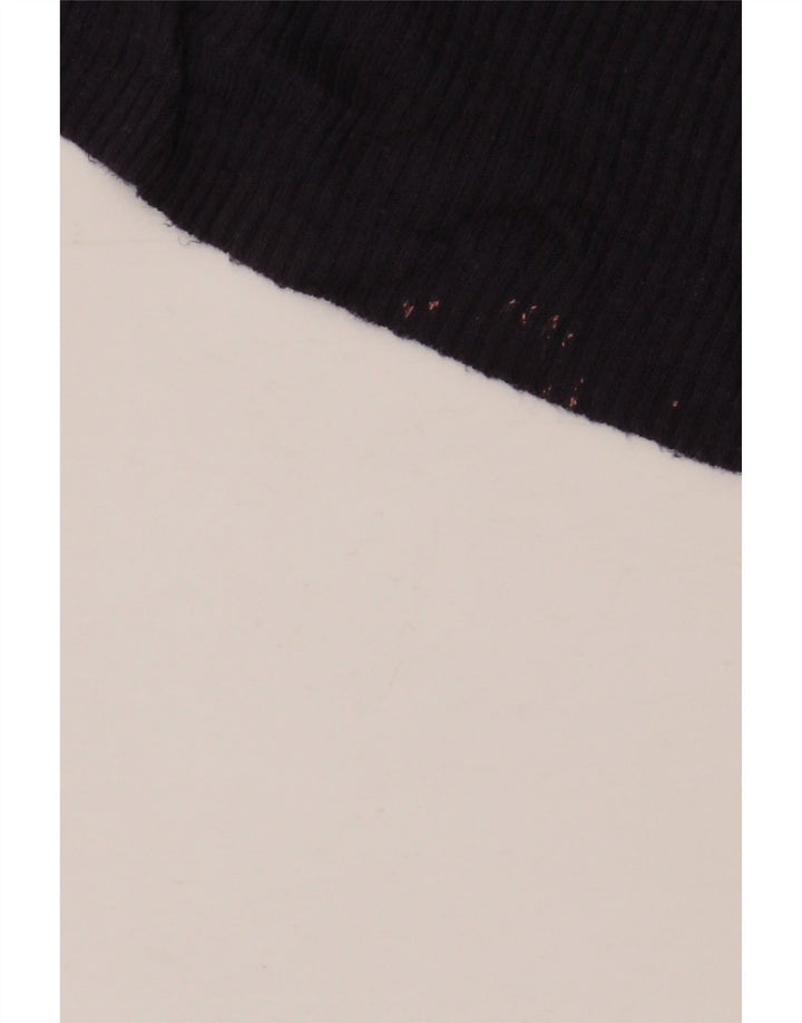 MARKS & SPENCER Damski sweter o przedłużonym fasonie, UK 10, mały, granatowy