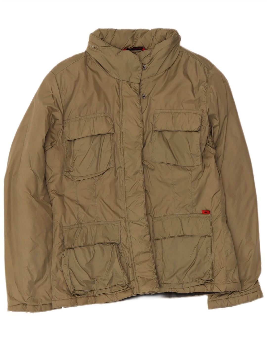 Damska kurtka wiatrówka z kapturem Kappa UK 18 XL Khaki