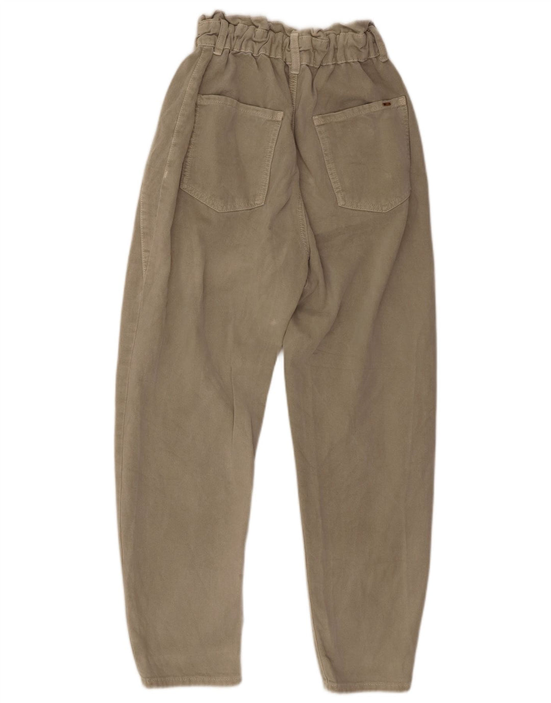 Damskie zwężane spodnie codzienne ZARA z wysokim stanem EU 36 XS W26 L26 szare