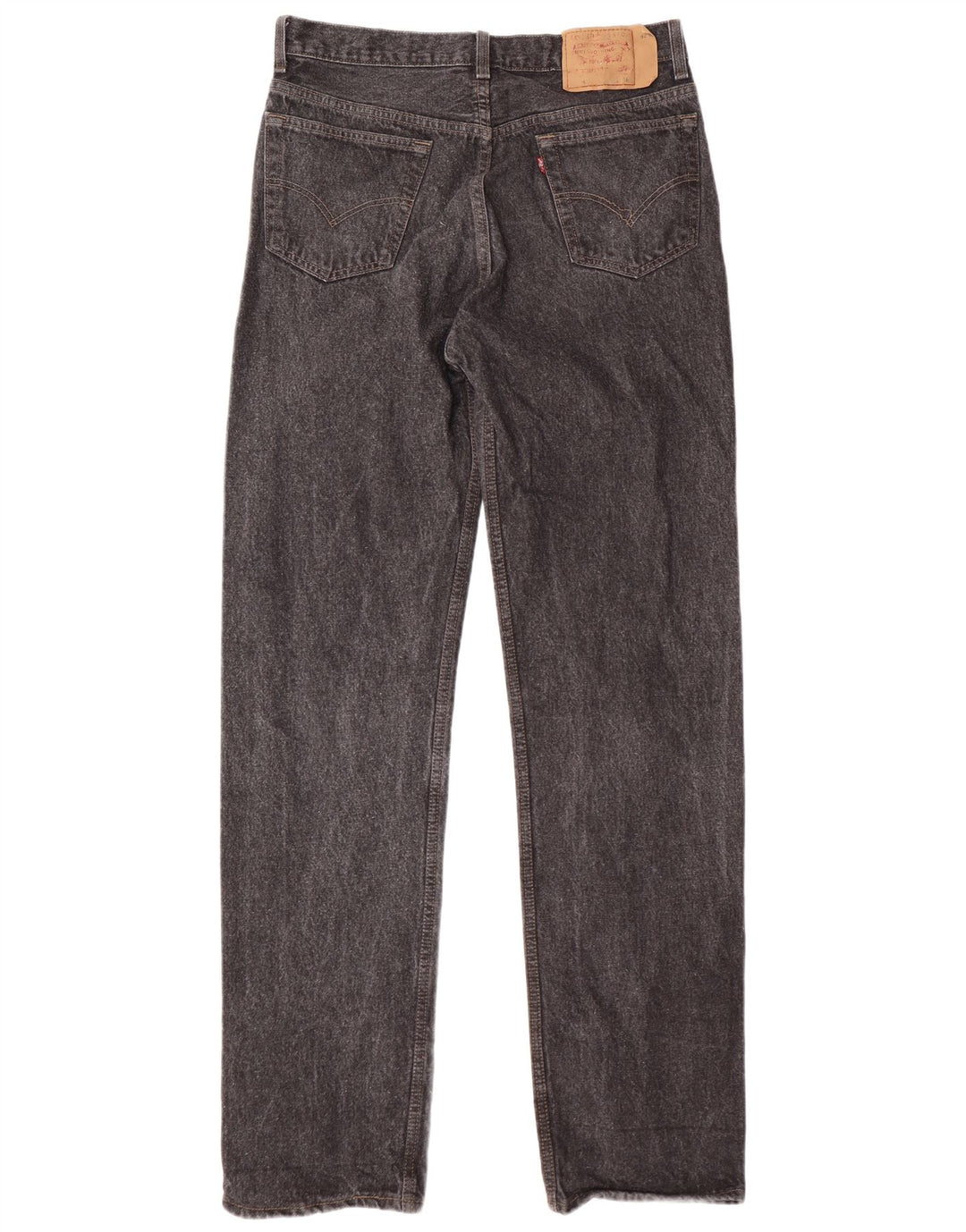 Męskie proste dżinsy LEVI'S W36 L36 Szara bawełna