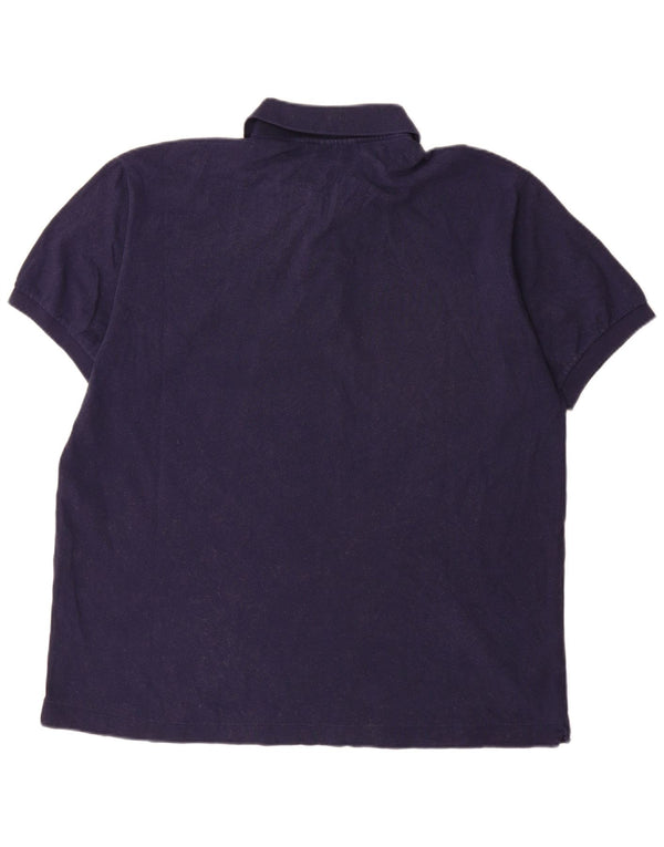 Męska koszulka polo Lacoste o klasycznym kroju, rozmiar 7, 2XL, granatowa, bawełniana