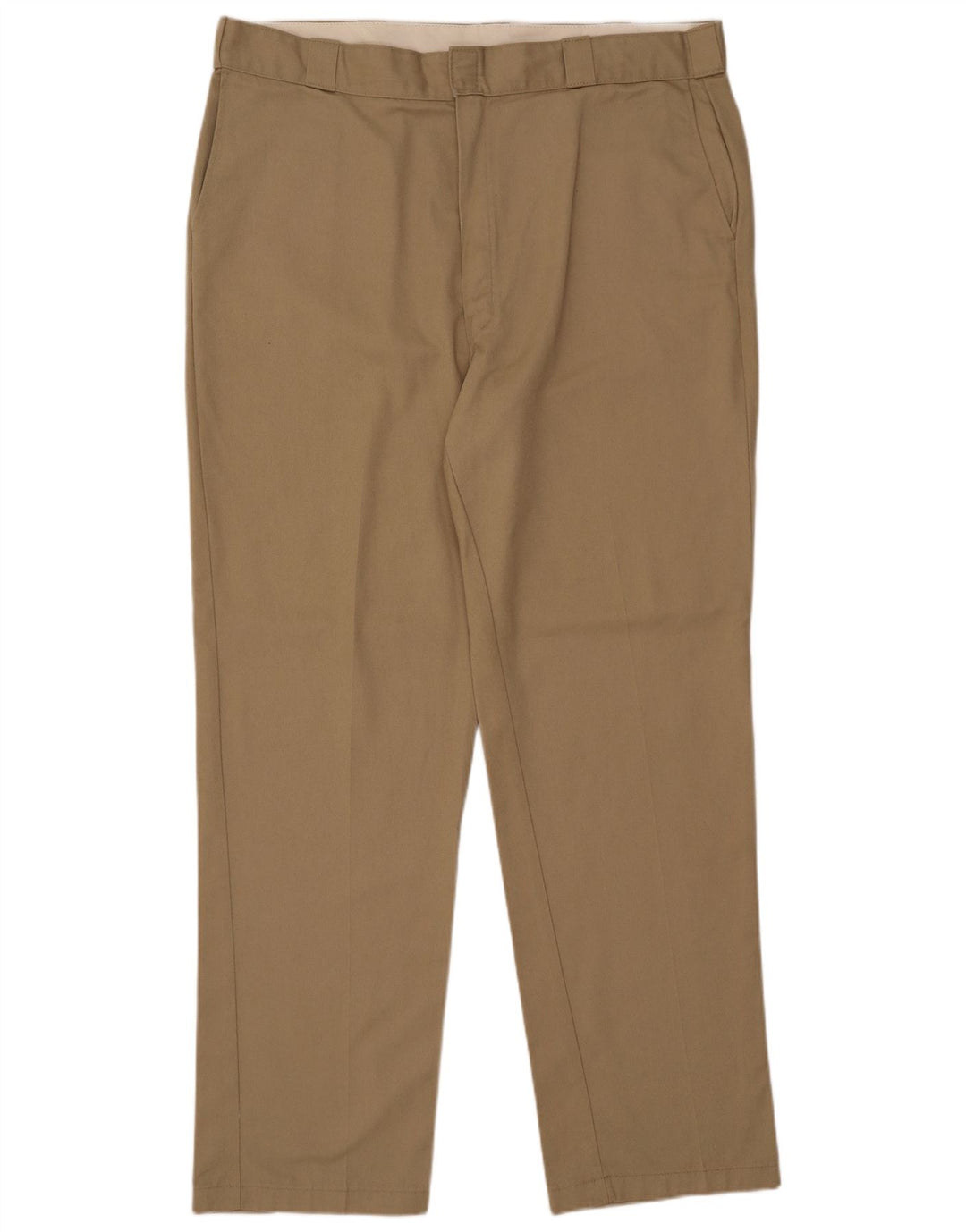 Męskie proste spodnie chino DICKIES W40 L34 beżowy poliester