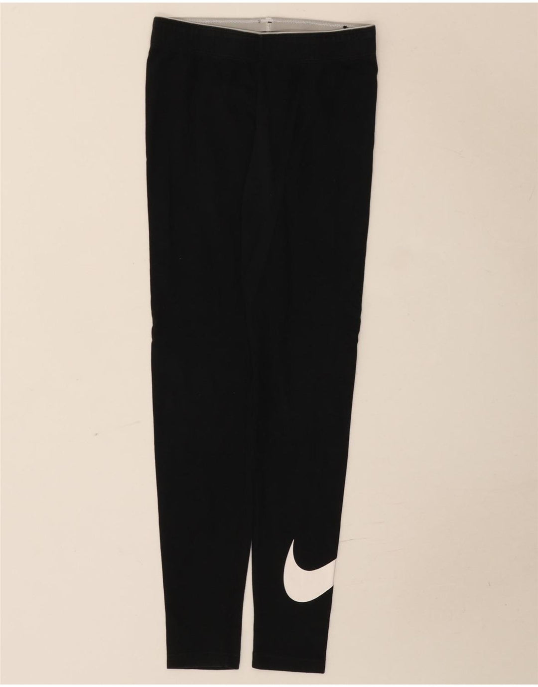 Damskie legginsy Nike Graphic UK 8, małe, czarne, bawełniane