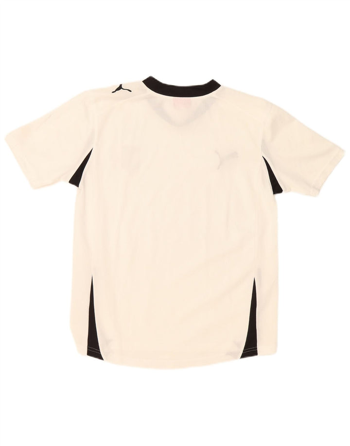 T-shirt chłopięcy Puma 13-14 lat, biały, z blokami kolorów