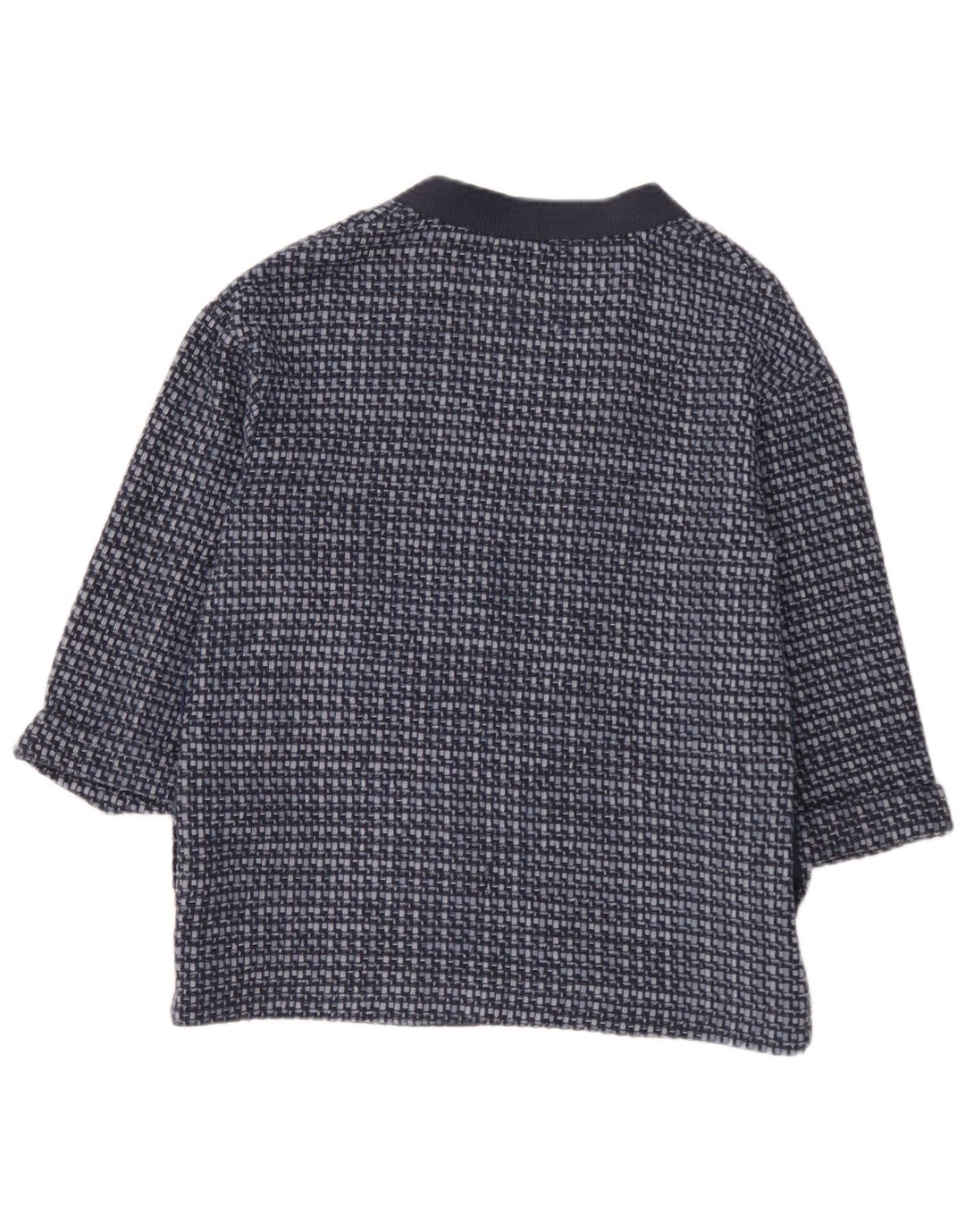 Marks & Spencer Damski sweter rozpinany z rękawem 3/4, UK 10, mały niebieski